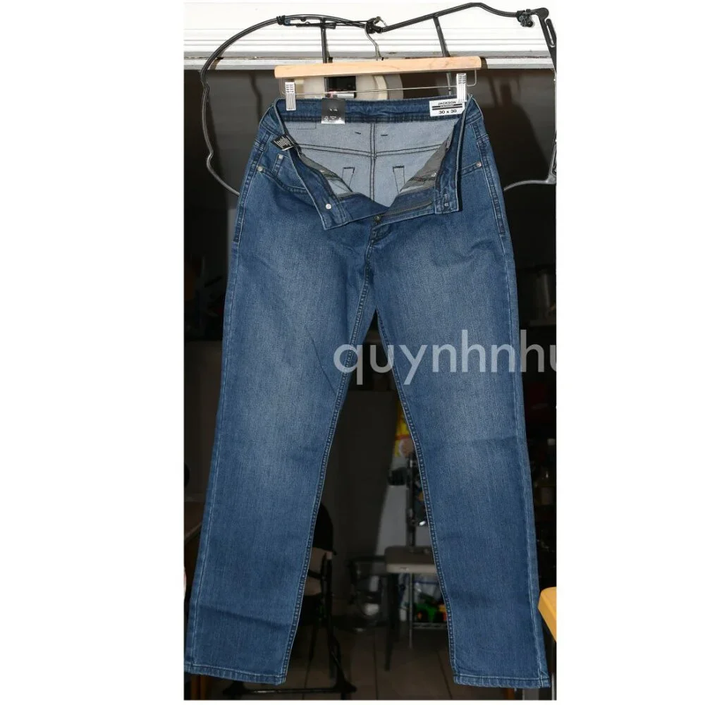 Buffalo David Bitton Mens Slim Straight Stretch Denim Jeans BLUE,